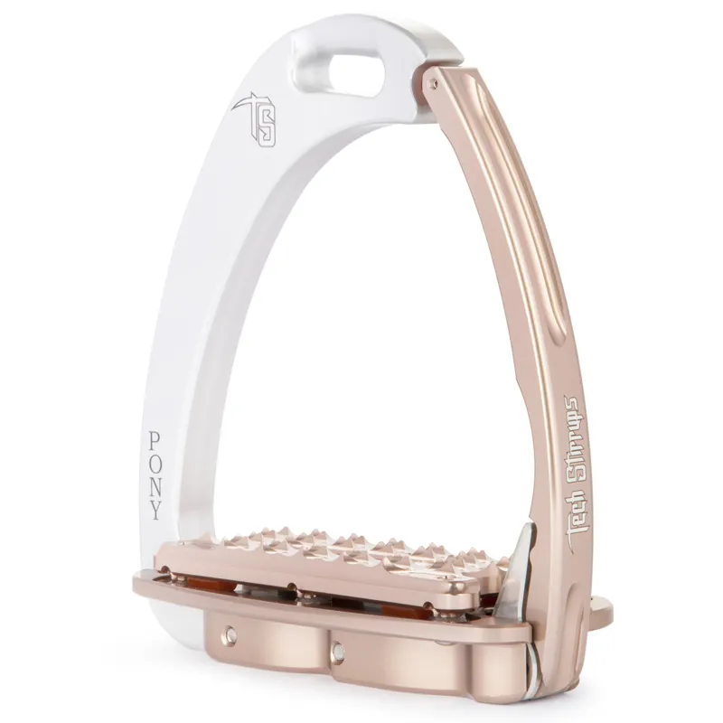 Tech Stirrups Venice Pony Plus - Silver/Rose Gold